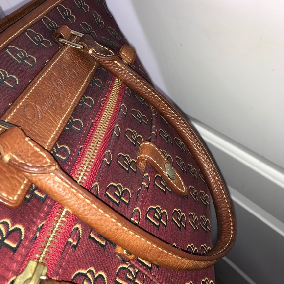 Dooney & Bourke Vintage Red Canvas - Picture 9 of 10